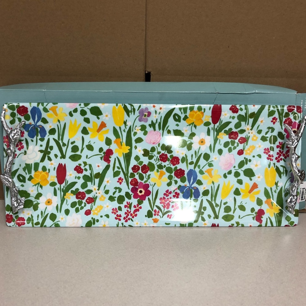 Mariposa rectangular tray
